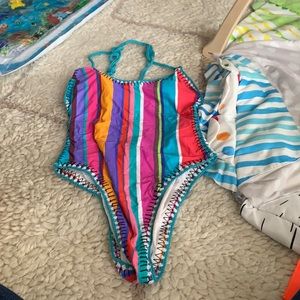 NWOT Nannette Lepore One Piece Swim
